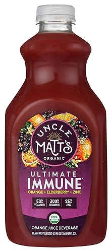 Uncle Matts Organic Ultimate Immune Orange Elderberry Zinc Juice, 52 FZ