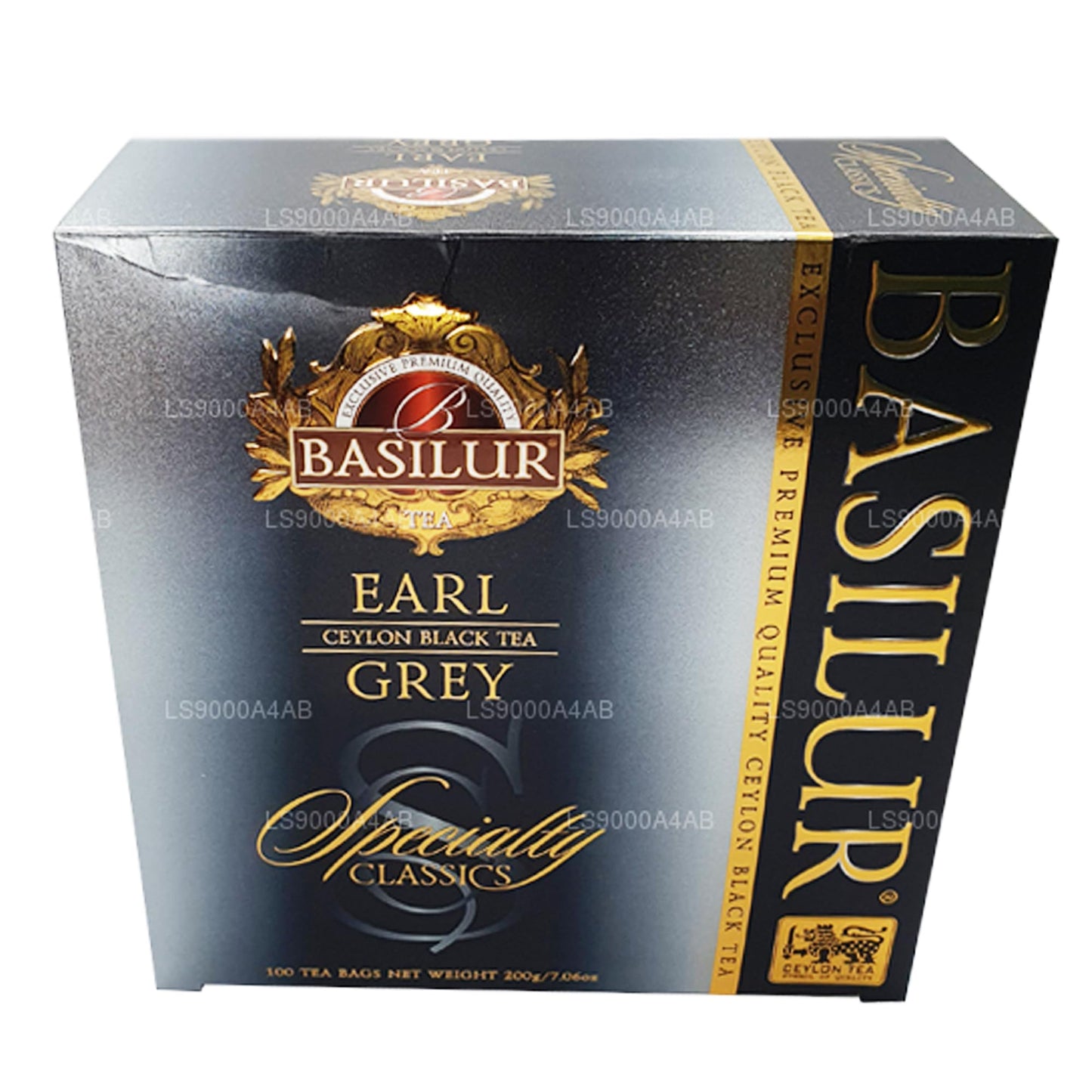 Basilur “Earl Grey” Specialty Classics Collection - 100 Count String and Tag Tea Bags