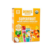 DeeBee's Organics Tropical SuperFruit Freezie Pops, No Added Sugars, No Artificial Flavors or Colors (Pack of 50)