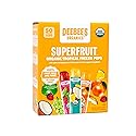 DeeBee's Organics Tropical SuperFruit Freezie Pops, No Added Sugars, No Artificial Flavors or Colors (Pack of 50)