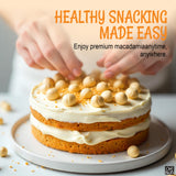 Oh! Nuts Raw Macadamia Nuts - Macadamia Nuts Unsalted - Jumbo Macadamia - 1 lb - 100% Natural Snack