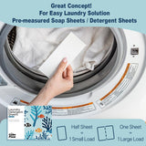 Laundry Detergent Sheets, Ebony Rose Scent - 100 Loads | 72-hour long lasting fragrance, Eco Friendly Sheets | Pre-Measured, Liquidless for Deep Clean