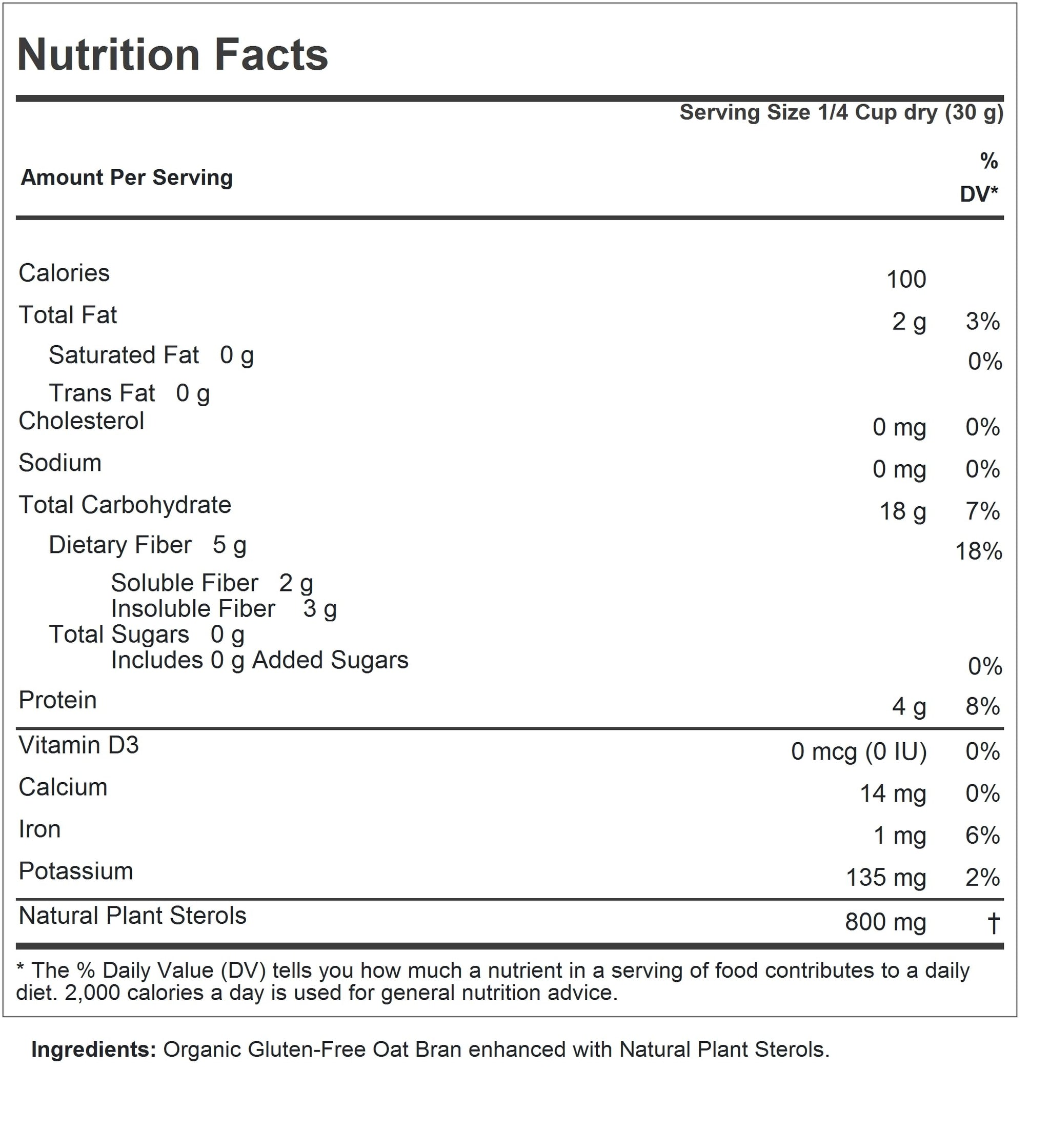 ANDREW LESSMAN Ultimate Oat Bran 180 Servings - Premium Organic, Gluten-Free Oat Bran, Heart-Healthy Fiber and Non-GMO Sourced Phytosterols. Promotes