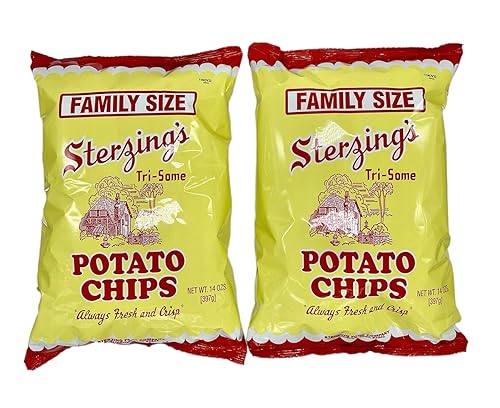 Sterzing's Potato Chips, 2-14 Ounce Bags Family Size