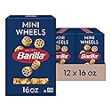 Barilla Mini Wheels Pasta, 16 oz. Box (Pack of 12) - Non-GMO Pasta Made with Durum Wheat Semolina - Kosher Certified Pasta