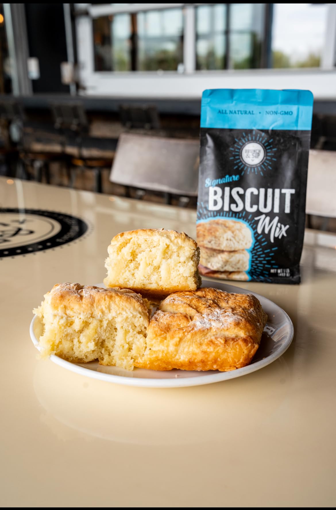 Brunch & Sip Signature Non-GMO, All natural Biscut Baking Mix, (1lb, pack of 1)