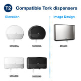 Tork Mini Jumbo Toilet Paper Roll White T2, Advanced, 2-Ply, 12 x 751', 12024402