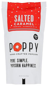 Poppy Handcrafted Popcorn, Popcorn Salted Caramel, 9 Ounce