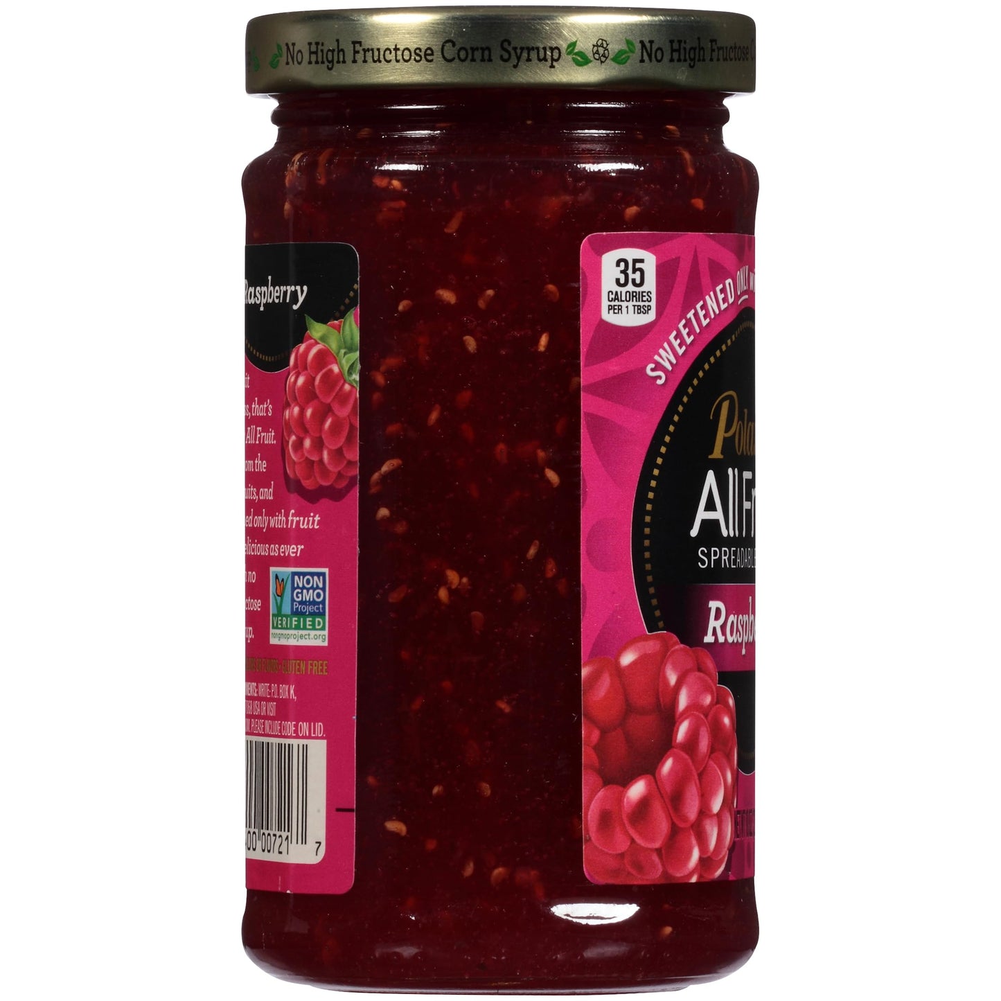 Polaner All Fruit Spreadable Fruit, Red Raspberry, 10 Ounce