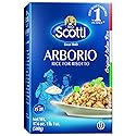 Arborio Rice, Risoto Rice, 100% Italian, 1.1 Lb (500 g) Chef Selection, Recipe Included For Easy Preparation, Gluten Free, Non-GMO, Vacuumed Packed, Riso Scotti