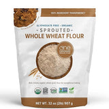 One Degree Organics Sprouted Whole Wheat Flour, Glyphosate-Free, USDA Organic, Whole Grain, High Fiber, Non-GMO, Vegan, Kosher, White Flour