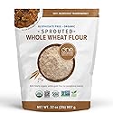 One Degree Organics Sprouted Whole Wheat Flour, Glyphosate-Free, USDA Organic, Whole Grain, High Fiber, Non-GMO, Vegan, Kosher, White Flour