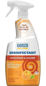 Gonzo Natural Magic Disinfectant Disinfect Deodorize and Clean Your Home, Citrus 24 Ounce, Ounce, Citrus, 24 Fl Oz