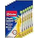 Playtex HandSaver Reuseable Rubber Cleaning Gloves (Medium, 6 Pairs), Everyday Protection Reusable Household Gloves,6 Count (Pack of 1)