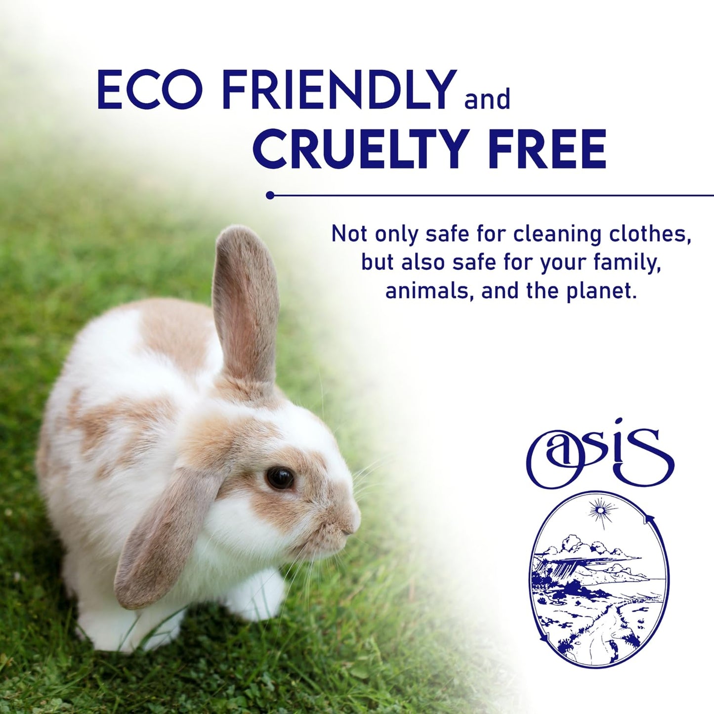 Oasis Biocompatible Laundry Detergent Liquid - Reuse Greywater for Plants - Clean, Safe, Concentrated & Effective, Grey Water Friendly, Sodium-Free