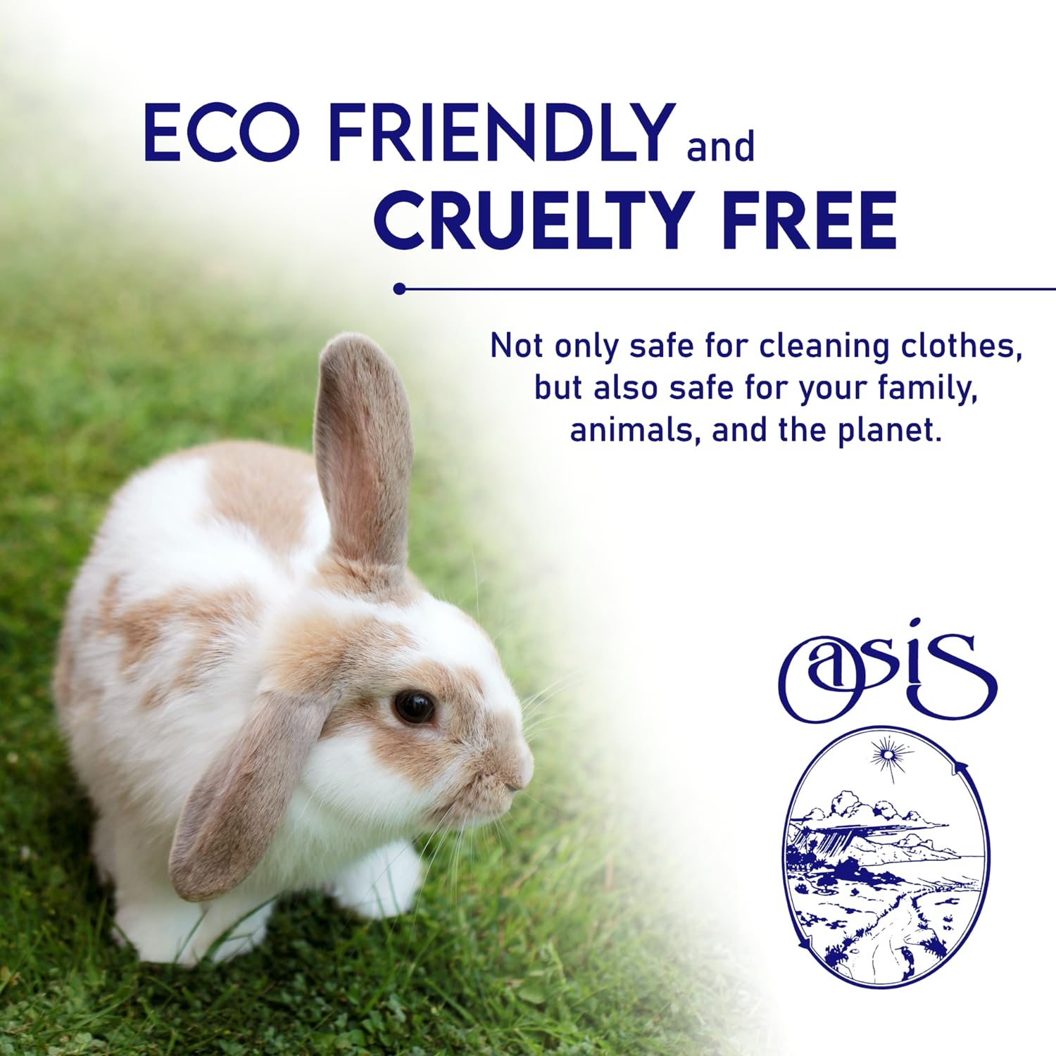 Oasis Biocompatible Laundry Detergent Liquid - Reuse Greywater for Plants - Clean, Safe, Concentrated & Effective, Grey Water Friendly, Sodium-Free