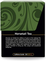 Buddha Teas - Horsetail - Organic Herbal Tea - For Cognitive Balance & Overall Health - With Antioxidants, B Vitamins & Silica - Caffeine Free - 100%