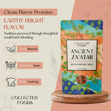 Collected Foods Premium Za’atar Spice Blend, NY Chef Crafted, Small-Batch Middle Eastern Seasoning with Sumac Spice, and Sesame Seeds, 2 oz, Vegan