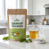 100 Soursop Tea Bags - 100% Pure Soursop Graviola Leaf Tea | Hojas de Guanabana | Wildcrafted | Caffeine-Free, Sugar-Free, Non-GMO, Vegan |