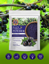 Wild Harvested Black Currant Freeze-Dried Powder - 2 Oz - Natural Black Currant Powder, No added sugar, No GMOs