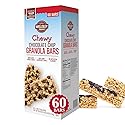 Wellsley Farms Chewy Chocolate Chip Granola Bars - No High-Fructose Corn Syrup - Vegetarian - Whole Grain Granola Bars - 110 Calories Per Bar