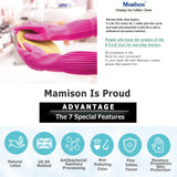 Mamison Quality Kitchen Rubber Gloves New Band Series (1 Pairs, Large). Cleaning Non-Slip Reusable Rubber Gloves. Home and Kitchen Washing, Made in