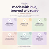 Nora Nourish Organic Pregnancy Tea - Red Raspberry Leaf Herbal Blend for Third Trimester, Postpartum & Women's Health - Caffeine-Free Loose Leaf Tea