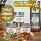 Global Blends: The Traveling Table Seasonings | Gift Packaged Set of 3 Spice Blends | All Natural, Non GMO | Gourmet Infused Spice & Herb Blends |