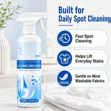Non-Ionic Clothing Emulsifier Stain Remover Spray, Laundry Spot Cleaner for Clothes & Fabric, Portable Fabric Cleaner for Oil, Food, Collar & Cuff