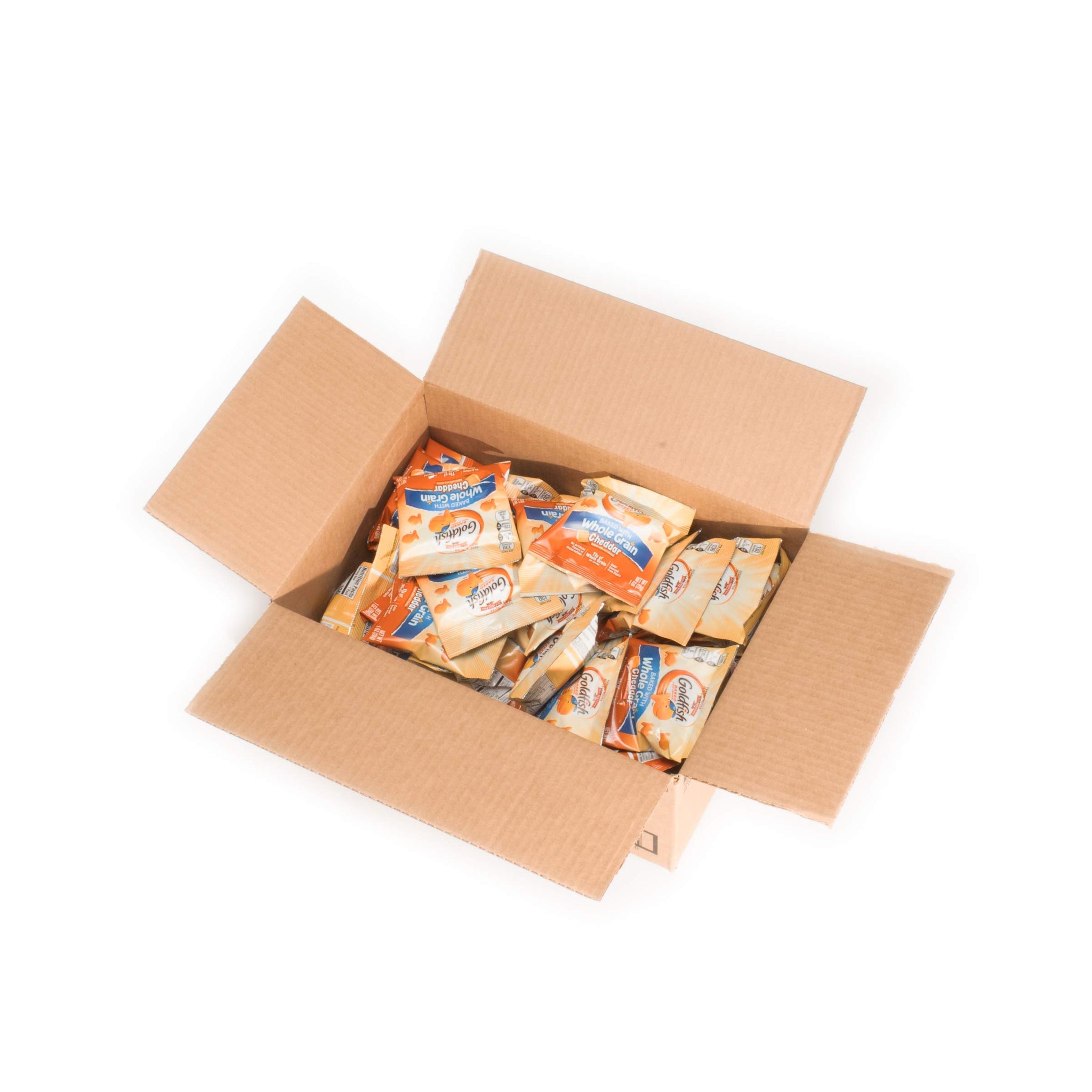 Pepperidge Farm Goldfish Whole Grain Snack Crackers, Cheddar, .75 Ounces, Pack of 300