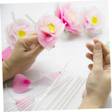 COHEALI 400pcs Chocolate Holder Sticks Candy Bouquet Decoration Straws for Chocolate Sweets and Nougat Display Elegant Party Accessory Smooth Finish