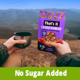 That's it. Crunchables (Apple + Sweet Cinnamon) Plant Based Protein, Gluten-Free Crunchy Snack Mix, (4 Packs x 2.5oz) Perfect for Salad Topper