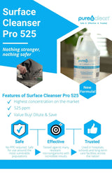PURE & CLEAN Multi Surface Cleaner Hypochlorous Acid Cleaning Solution Powerful HOCl for Use On Most Any Surface All Purpose Cleaner Hospital Grade