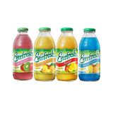 BeeQ Box - (Pack of 8) Variety Everfresh Juice, 8 Differnt Flavors : Peach Watermelon, Grape, White Grape, Pineapple Watermelon, Kiwi Strawberry