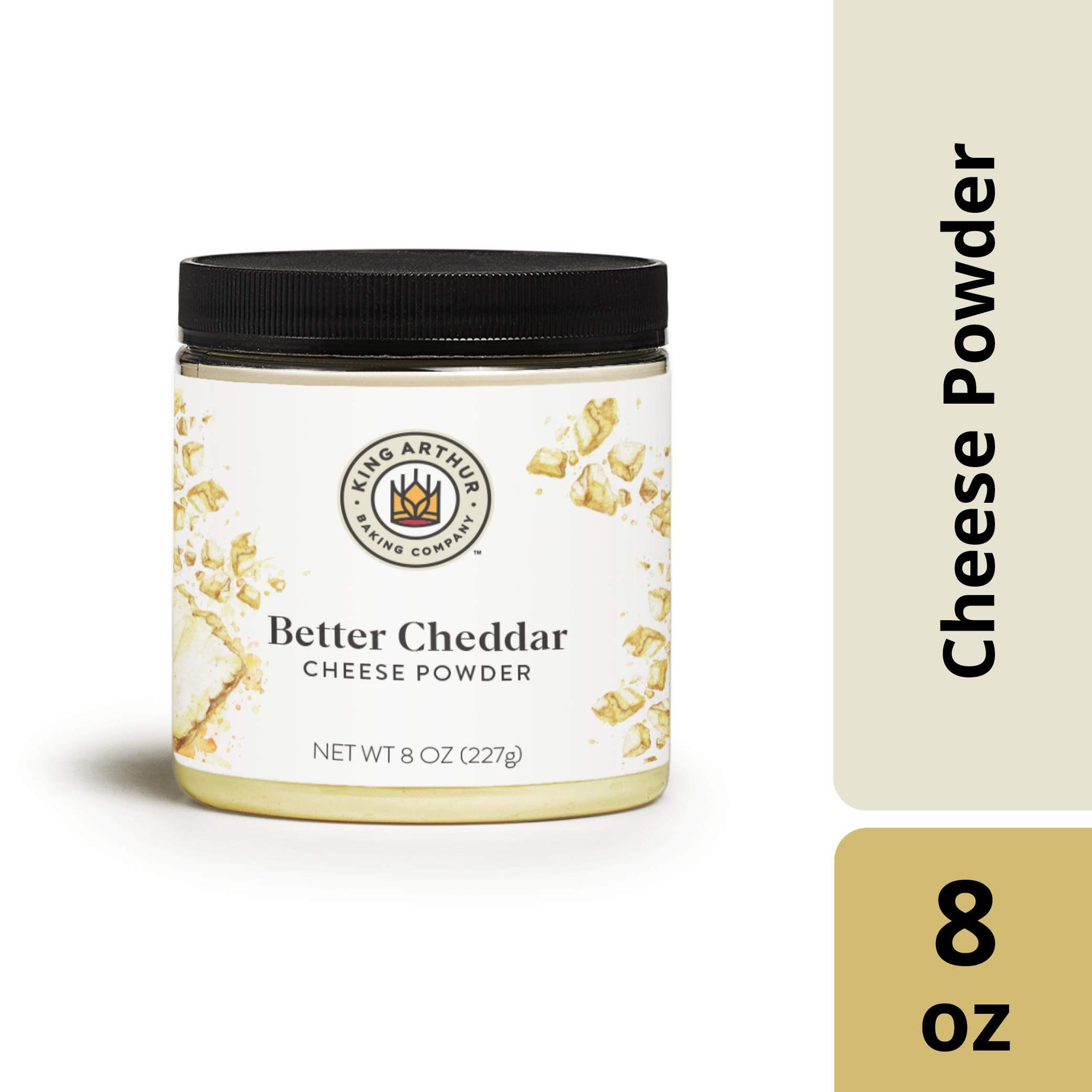King Arthur Better Cheddar Cheese Powder, 8 Ounces (Packaging May Vary)