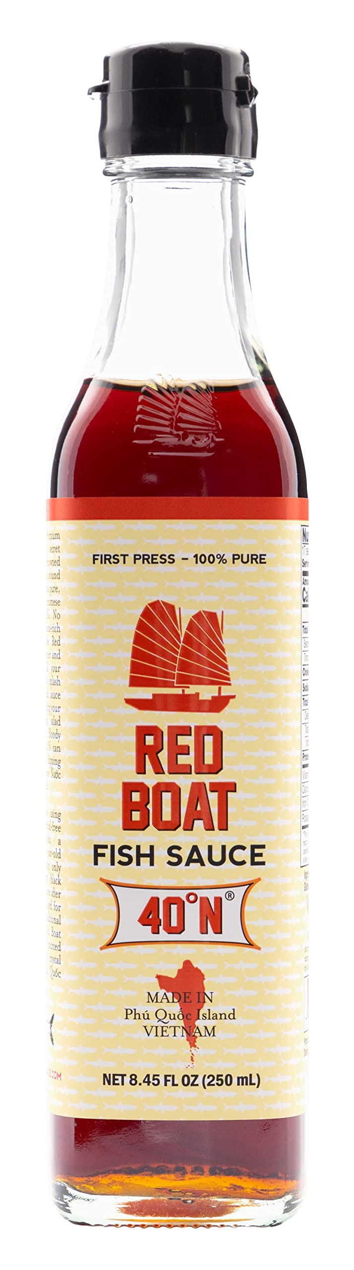 Red Boat Fish Sauce 40°N (Pack of 2-250 ML)