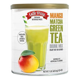 Cafe D'Vita Mango Matcha Green Tea - Sweet Flavored Matcha Latte Powder, Ceremonial Grade Japanese Matcha Mix, Sweetened, Enjoy Hot or Iced - 19 oz