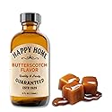 Happy Home Butterscotch Flavor Extract, Gluten-Free, Dairy-Free, Nut-Free, Kosher, 4 fl oz