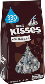 Hershey's Milk Chocolate Kisses, 56 Ounce Bag (330 Pieces) (4 Pack)