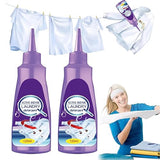 Active Enzyme Laundry Stain Remover - Garment Stubborn Stain Cleaner Oil Remover, Collar Stain Removal Spray (2Pcs)