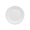 Dart 7PWCR 7 in White Unlaminated Foam Plate (Case of 1000)