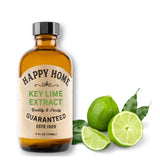Happy Home Key Lime Extract, Natural, Dairy-Free, Nut-Free, Gluten-Free, Kosher, 4 fl oz