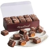 Sea Salt Caramels Gift Box - 20 Count (15Oz Box), Caramels, Sea Salt, Candy Gift, Holiday Treats