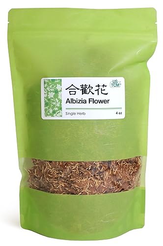 USTCM Albizia Flower He Huan Hua 4 Oz - Light Pink - Birthday
