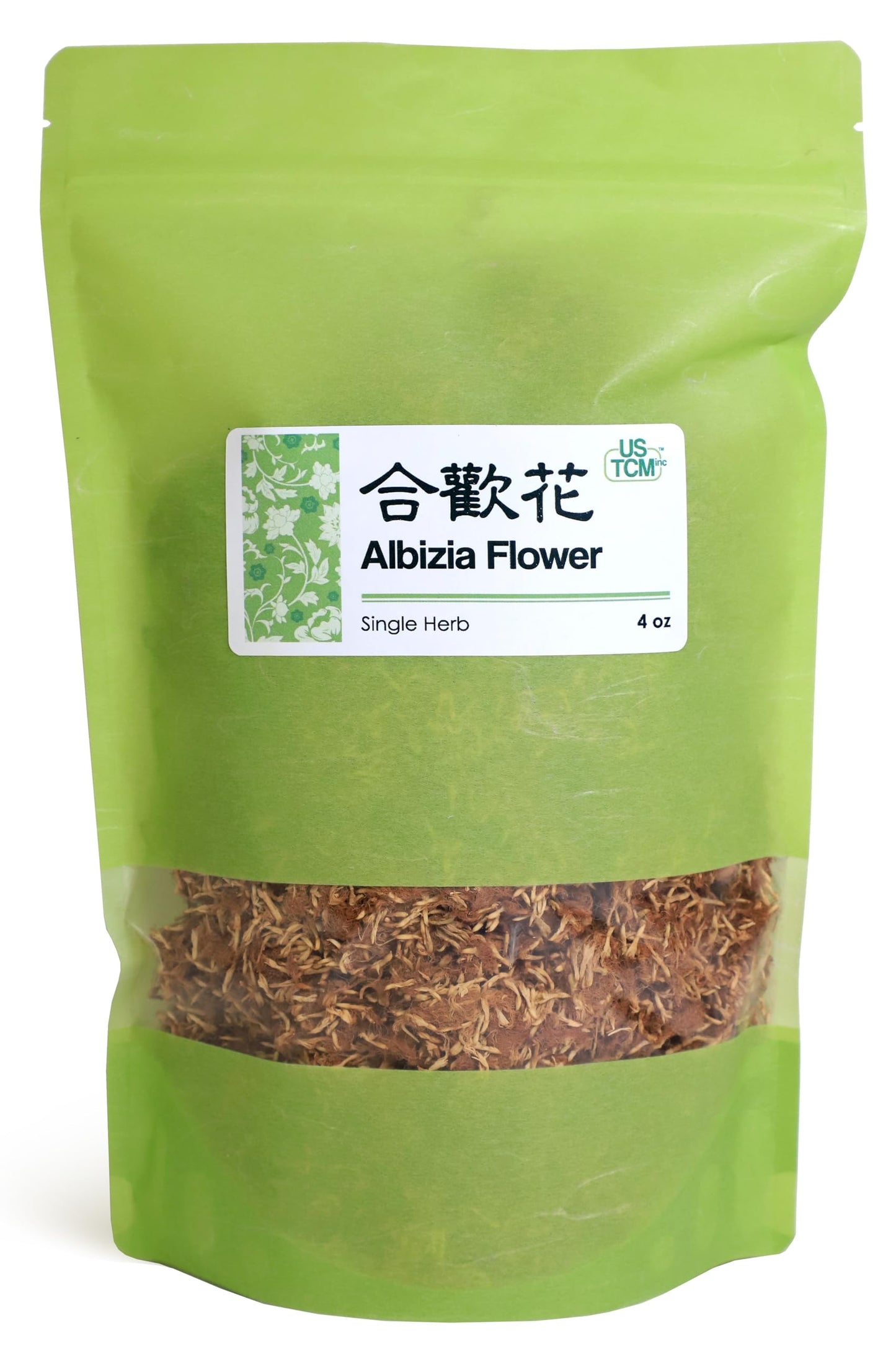USTCM Albizia Flower He Huan Hua 4 Oz - Light Pink - Birthday