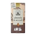 Endangered Species Dark Chocolate Bar w/Sea Salt & Almonds (72% cocoa)