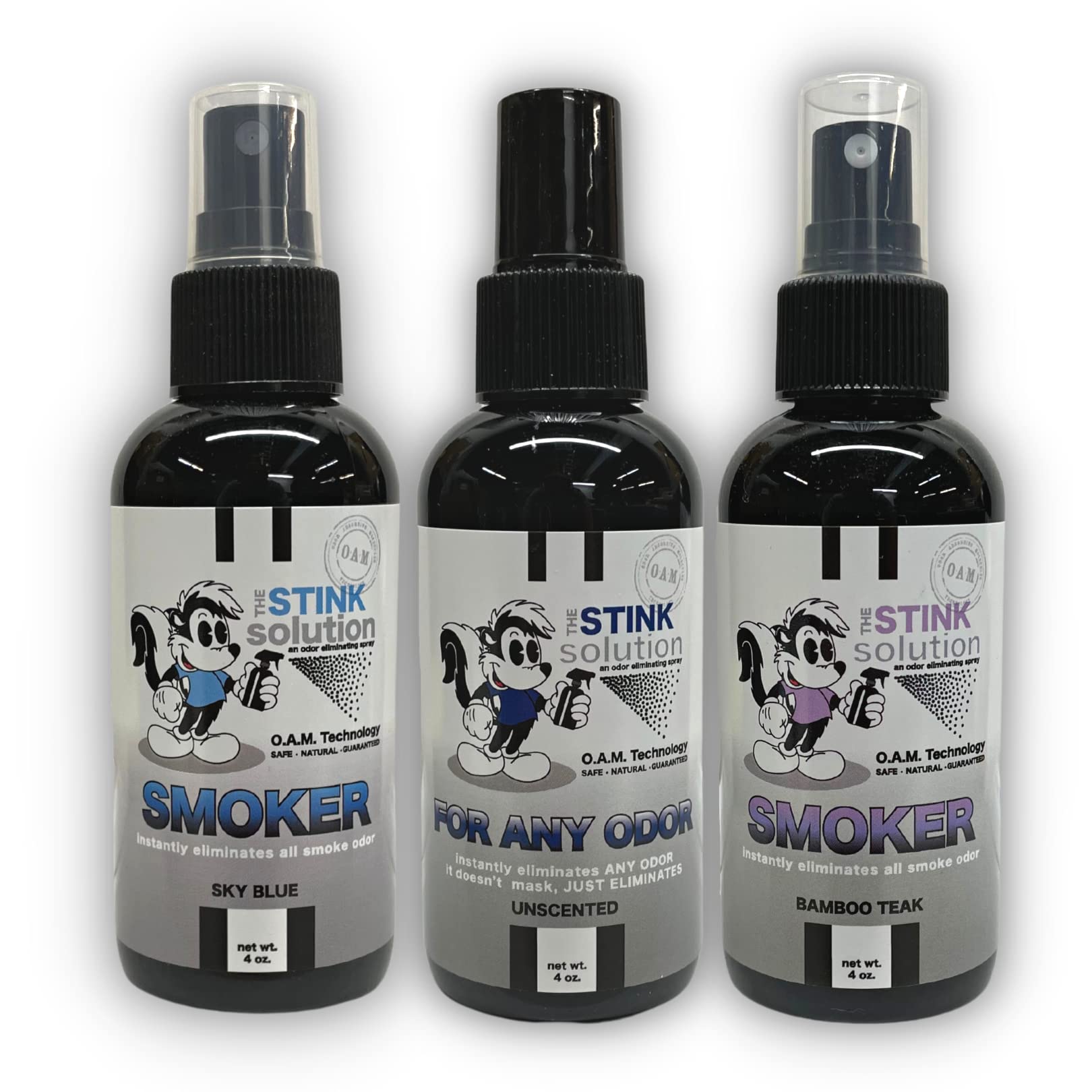 The Stink Solution Smoke Odor Eliminator Spray - Completely Remove Smoke Smell From House, Car, Clothes, Hair, & More - Best Odor Eliminator For Smoke