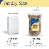True North Granola - Maple Vanilla Granola, All Natural, Low Carb, Nut Free and Non-GMO, Bulk Bag, 3 lb.