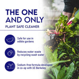 Oasis Biocompatible Dish Soap Liquid & All Purpose Cleaner - Reuse Greywater for Plants - Clean, Safe, Concentrated, Grey Water Friendly, Sodium-Free