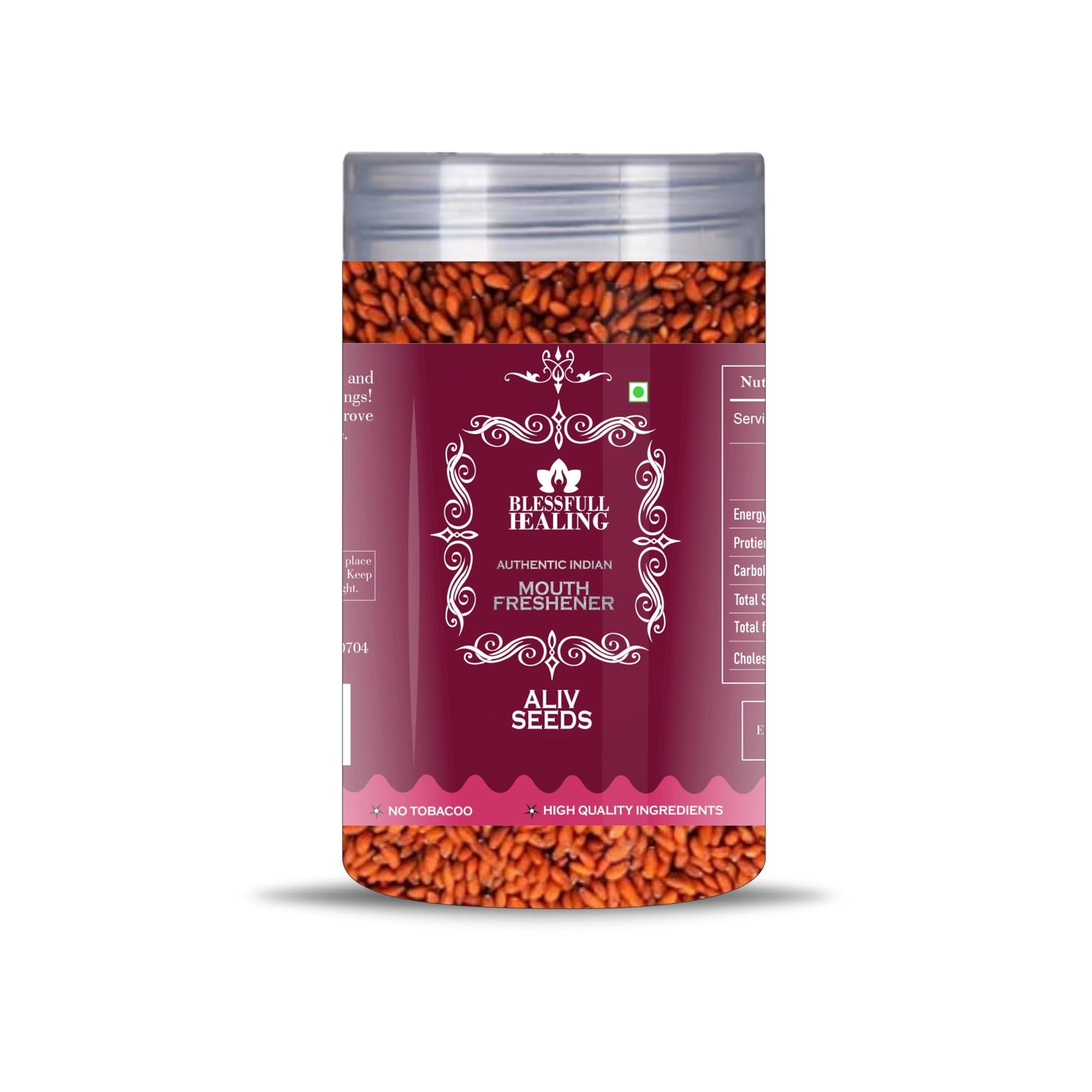 Blessfull Healing Aliv Seeds 5 Oz(Ounce) Airtight Container With Spoon